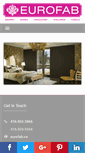 Mobile Screenshot of eurofab.ca